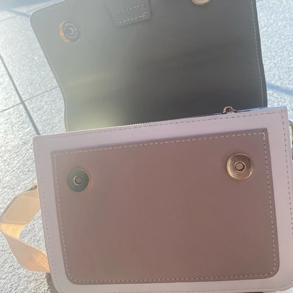 Neutral handbag NWOT Pastels Spring Summer - Picture 7 of 10